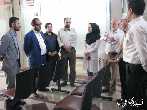 بازدید فرماندارشهرستان علی آبادکتول از درمانگاه طب النبی