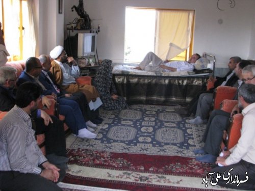 دیدار فرماندار ومدیرکل کمیته امدادامام خمینی (ره)گلستان ازخانواده های تحت پوشش