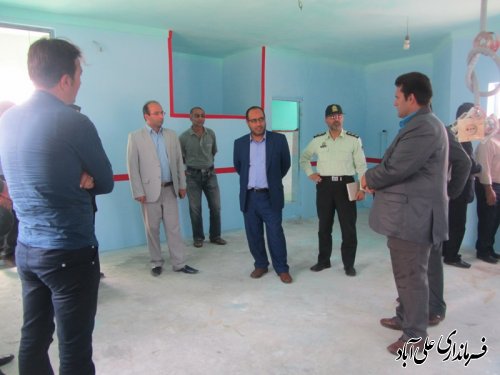 بازدید ازمکان دومین مرکز اقامتی میان مدت شهرستان علی آباد کتول