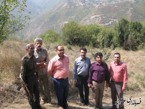 بازدید فرماندارازمنطقه کوهستانی الستان(گزارش تصویری)