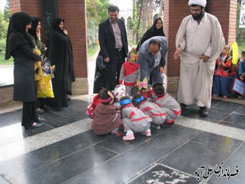 حضور فرماندار شهرستان علی آباد کتول در جشن روز جهانی کودک