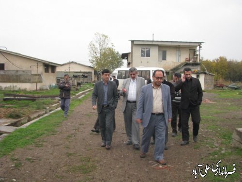 بازدید فرماندارعلی آباد کتول از هنرستان كشاورزی امام خمینی (ره) 