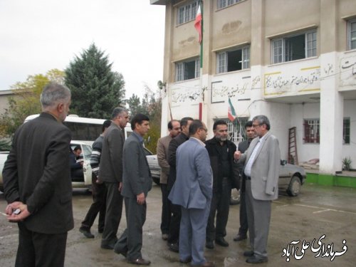 بازدید فرماندارعلی آباد کتول از هنرستان كشاورزی امام خمینی (ره) 