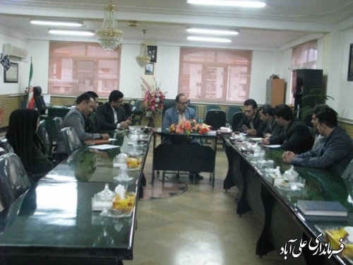 دیدار اعضای هیئت کاراته شهرستان علی آباد کتول با فرماندار