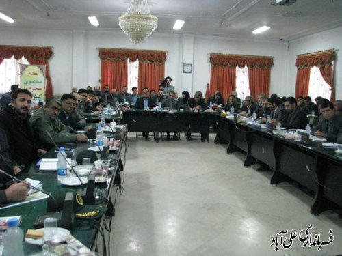 برگزاری جلسه شورای اداری شهرستان علی آباد کتول