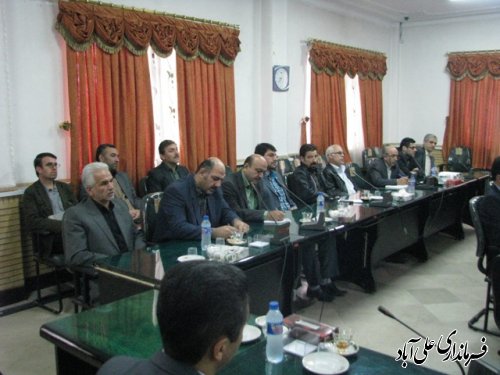 برگزاری جلسه شورای اداری شهرستان علی آباد کتول
