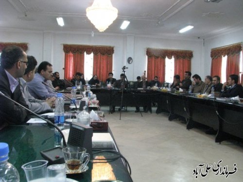 برگزاری جلسه روابط عمومی های شهرستان علی آباد کتول