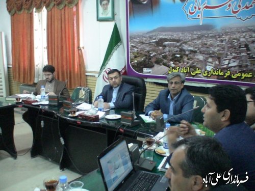 جلسه کمیسیون قاچاق کالا و ارز در علی آباد کتول برگزارشد
