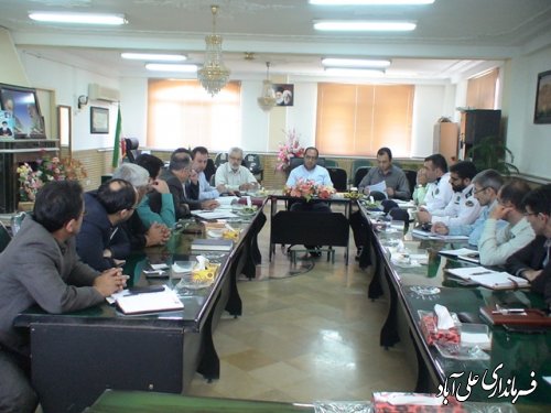 جلسه شورای ترافیک شهرستان علی آباد کتول برگزارشد