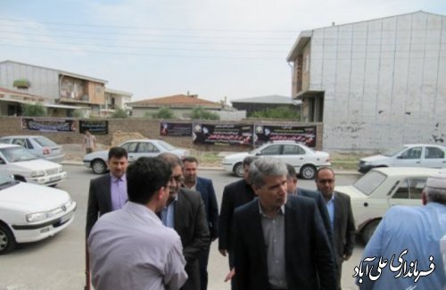 شرکت فرمانداران شهرستانهای تابعه استان در مراسم ترحیم فرماندار ترکمن