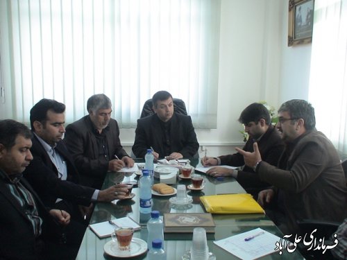 جلسه کمیسیون کارگری شهرستان علی آباد کتول برگزار شد