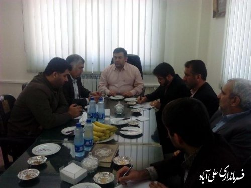 برگزاری جلسه کمیته امنیت انتخابات شهرستان علی آباد کتول
