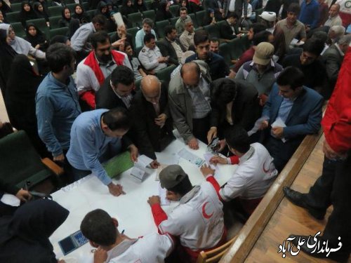 چهارمین مجمع عمومی انتخابات شورای اجرایی جمعیت هلال احمرعلی آباد کتول برگزارشد