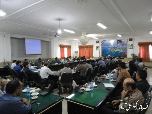 جلسه هماهنگی روابط عمومی های ادارات شهرستان علی آباد کتول برگزارشد
