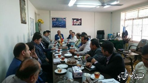 جلسه شورای مبارزه با مواد مخدر شهرستان علی آباد کتول 