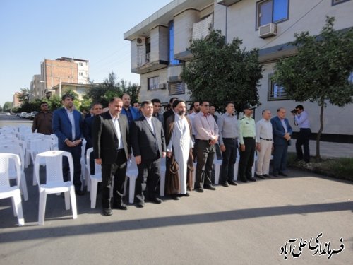  افتتاح پروژه های شهرداری شهرستان علی آباد کتول به مناسبت هفته دولت