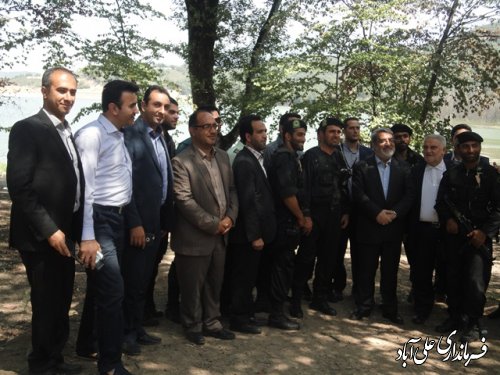 وزیر کشور از سد کبود وال شهرستان علی آباد ‎ بازدید کرد