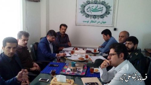  جلسه کمیسیون کارگری شهرستان  علی آباد کتول برگزار شد
