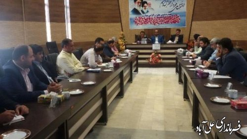 جلسه شورای هماهنگی مبارزه با مواد مخدر شهرستان علی آباد کتول برگزارشد