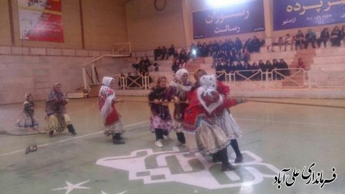 مسابقات جام روستا قهرمان شهر علی آباد کتول باحضورفرماندار