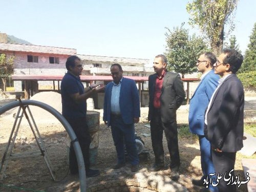 بازدید فرماندار از واحد های تولیدی و صنعتی شهرستان علی آباد کتول