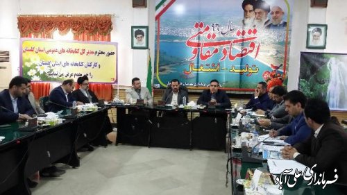 جلسه انجمن کتابخانه های عمومی شهرستان علی آباد برگزارشد
