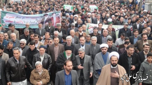 آیین تشییع پیکر جانبازان دفاع مقدس در علی آباد کتول