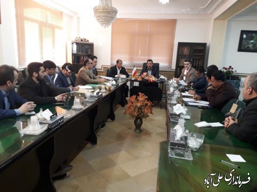 جلسه کمیته فنی اشتغال شهرستان علی آباد کتول برگزارشد