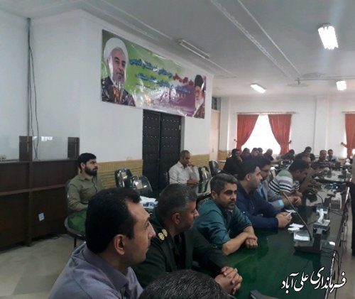 نشست صمیمی فرماندار با کامیون داران شهرستان علی آباد کتول