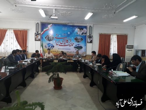 سیزدهمین جلسه کمیته فنی اشتغال شهرستان علی آباد کتول برگزارشد