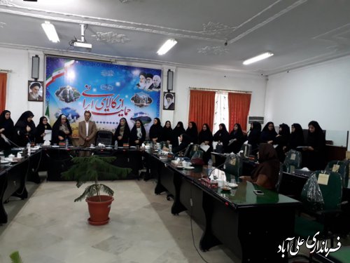 جلسه كارگروه تخصصي امور بانوان و خانواده شهرستان علی آباد کتول برگزارشد