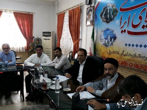 جلسه کمیسیون مبارزه با قاچاق کالا و ارز شهرستان علی آباد کتول برگزارشد