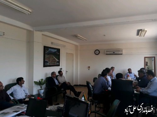 برگزاری جلسه کمیته حفاری شهرستان علی آباد کتول