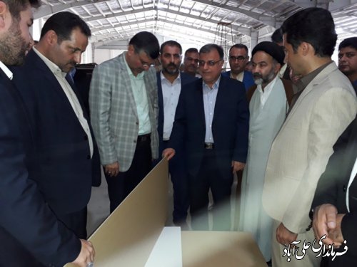 افتتاح کارخانه اطلس کارتون با حضور معاون سیاسی، امنیتی و اجتماعی استاندار گلستان