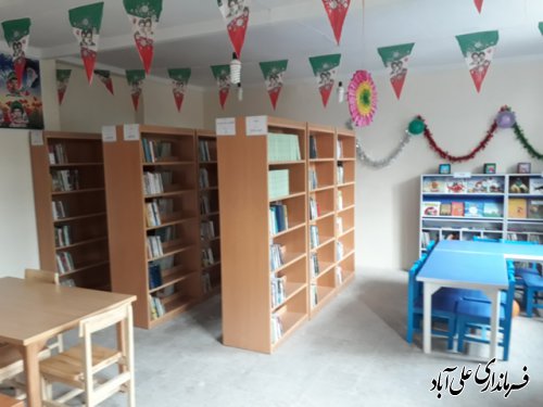 افتتاح کتابخانه در روستای کردآباد علی آباد کتول به مناسبت هفته دولت