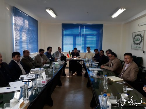 جلسه کمیته فنی کارگروه اشتغال در فرمانداری علی آباد کتول برگزار شد