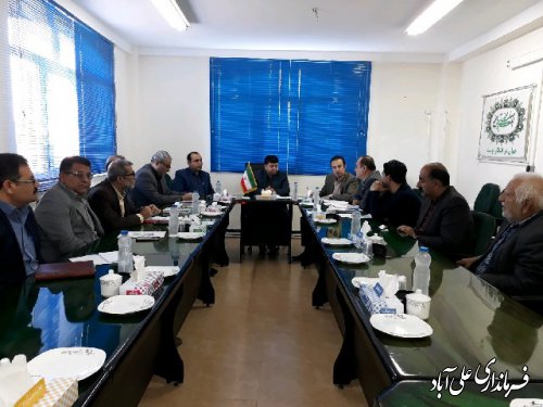 جلسه شورای حفاظت از منابع آب  علی آباد کتول برگزار شد