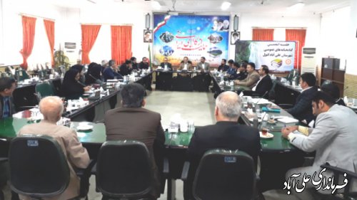جلسه انجمن کتابخانه های عمومی شهرستان علی آباد کتول برگزارشد