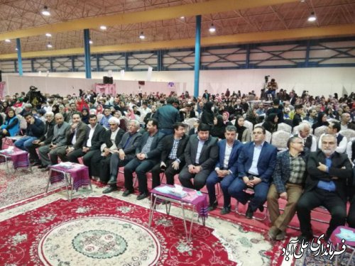بازدید فرماندار علی آباد کتول از نمایشگاه اقوام ایران زمین 
