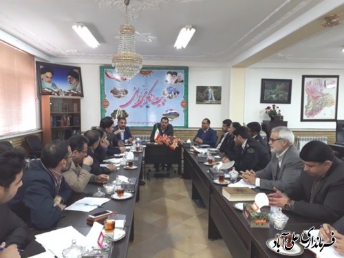 ششمین جلسه شورای ترافیک شهرستان علی آباد کتول برگزارشد