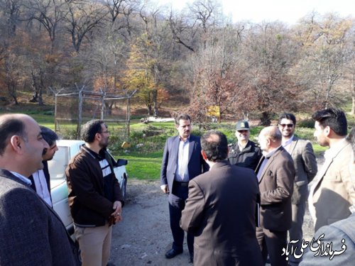 جلسه احداث پاسگاه ايست بازرسي در دهنه زرین گل شهرستان علی آباد کتول برگزار شد