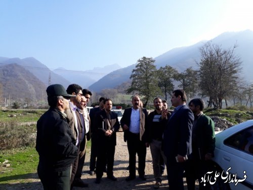 جلسه احداث پاسگاه ايست بازرسي در دهنه زرین گل شهرستان علی آباد کتول برگزار شد