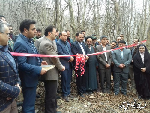 افتتاح پروژه های اداره منابع طبیعی و آبخیزداری در حوزه بخش کمالان