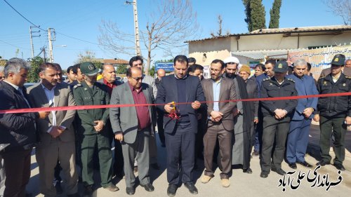 افتتاح متمرکز پروژه های بنیاد مسکن انقلاب اسلامی شهرستان علی آبادکتول
