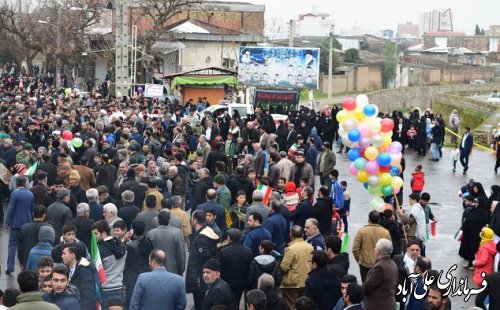 حماسه باشکوه چهلمین سالگرد پیروزی انقلاب اسلامی در شهرستان علی آبادکتول