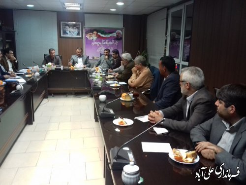 جلسه شورای آموزش و پرورش شهرستان علی آباد کتول برگزار شد