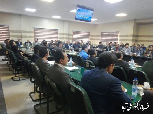 شورای اداری شهرستان علی آبادکتول برگزار شد ‏