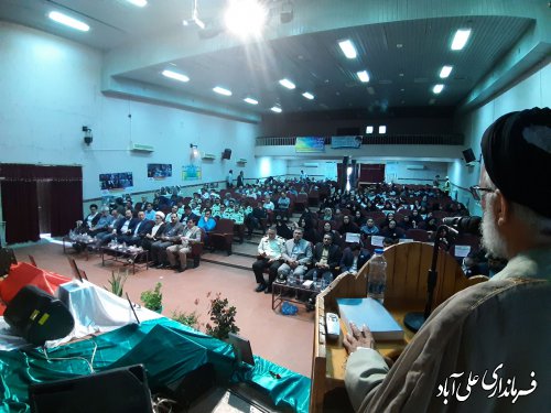 برگزاری همایش بزرگ مبارزه با مواد مخدر در شهرستان علی آبادکتول