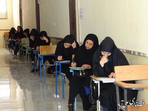 برگزاری آزمون کاربران رایانه شعب ثبت نام و اخذ رای انتخابات در شهرستان علی آبادکتول 