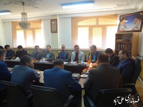 برگزاری جلسه هماهنگی کمیته های ستاد انتخابات شهرستان علی آبادکتول